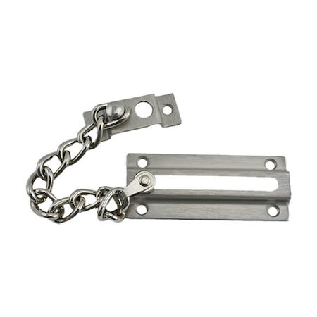 Ives Commercial Steel Chain Door Guard Satin Nickel Finish 481F15